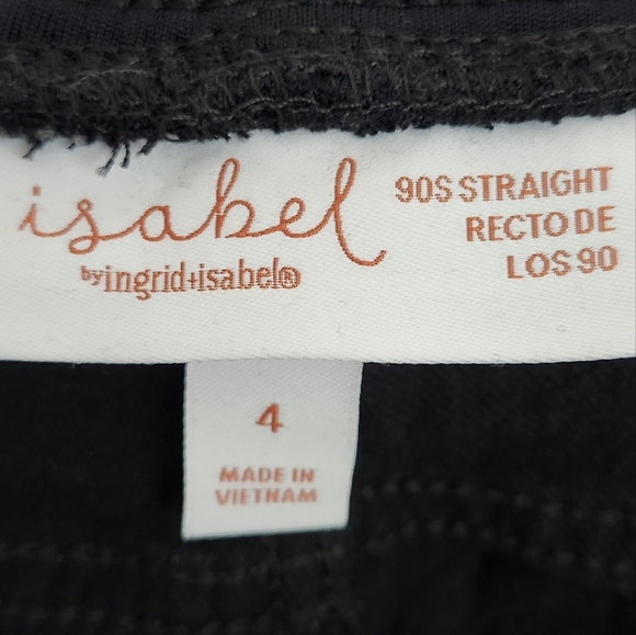 Isabel Maternity Black Cargo Jeans Size 4 - Picture 5 of 6